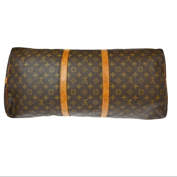 Louis Vuitton Keepall Bandoulière 60 Monogram Canvas Duffle Bag - vintage - Picture 4 of 15